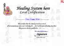reiki certificate small sample picture